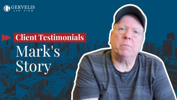 Thumbnail photo that says "Client Testimonial: Mark's Story" with cutout of clients face