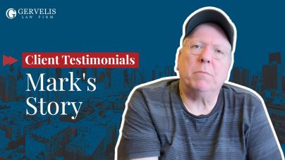 Thumbnail photo that says "Client Testimonial: Mark's Story" with cutout of clients face
